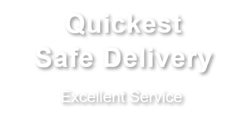 Quickest Safe Delivery, Excellent Service