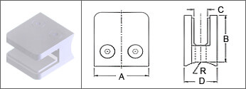 Glass Clamps