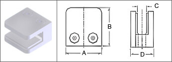 Glass Clamps