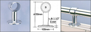 Railing Brackets Straight Support